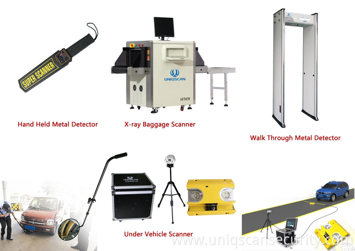 Dual energy x-ray baggage scanner 6040 middle size luggage scanner